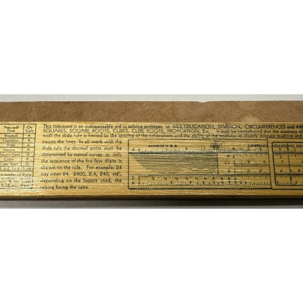 Lawrence Engineering Service Small Wooden 8